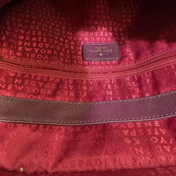 kate spade burgundy‎ crossbody - Image 5