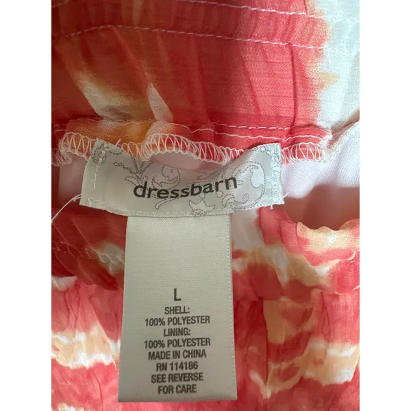 Pink Tye dye maxi skirt Dress Barn sz L whimsy fairy - Image 3