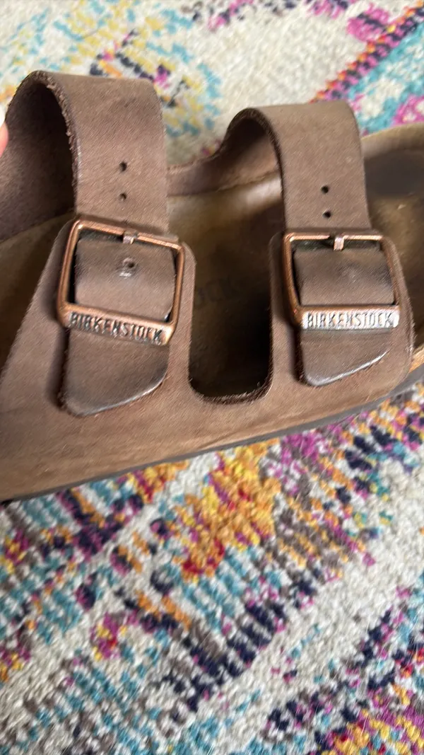 Leather Birkenstock Sandals - Image 5