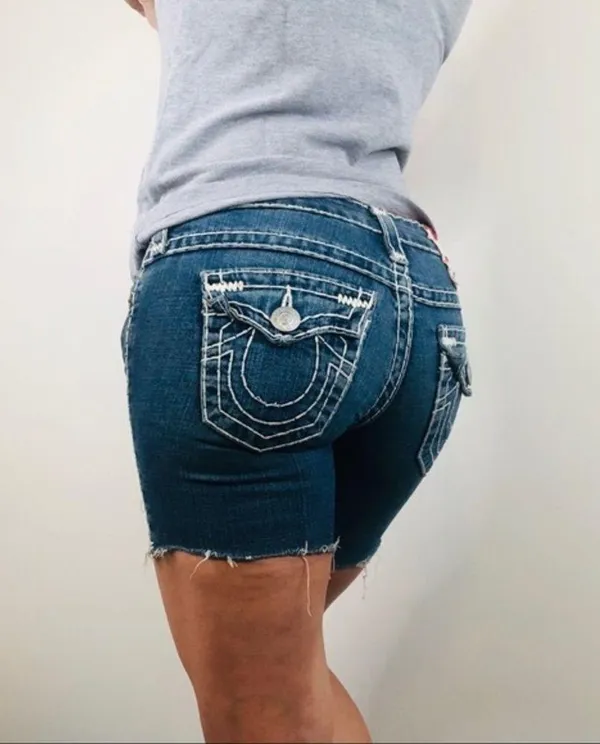 True Religion Billy Super T raw hem Shorts - Image 8