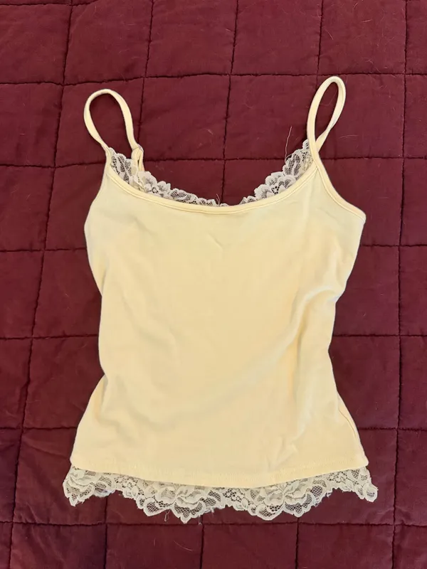 Yellow Lace Princess Polly Tank - Image 2
