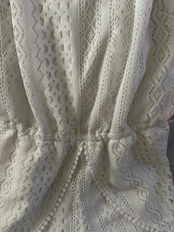 White laced romper - Image 2