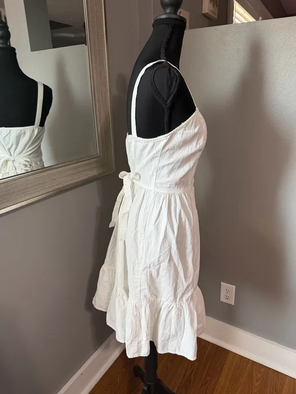 NWT Brandy Melville Tiana White Cotton Mini Dress One Size. - Image 5