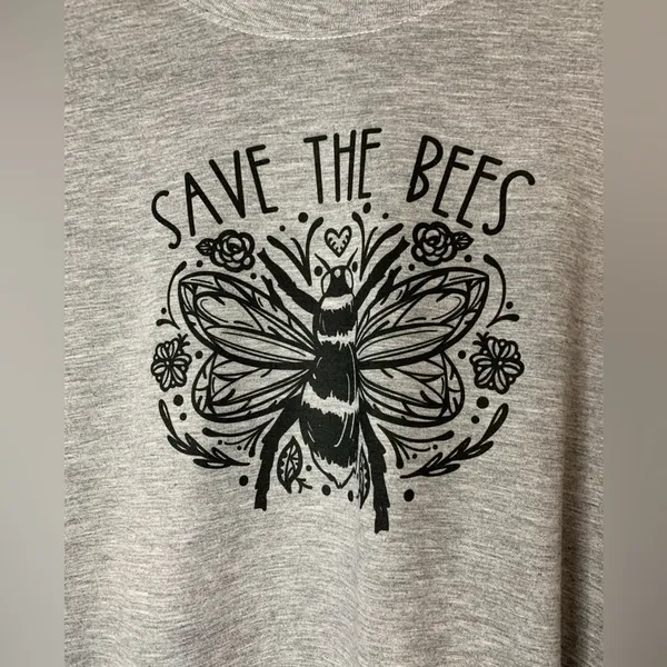 Save The Bees vintage t-shirt. Unisex. Size L. Like New! - Image 2