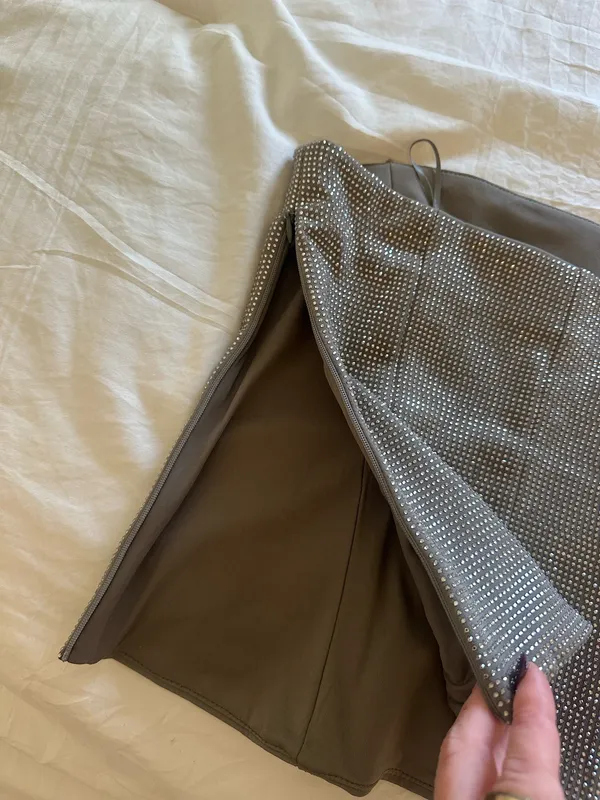 Zara strapless rhinestone top - Image 9