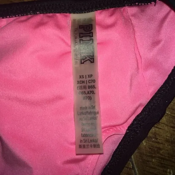 Victoria’s Secret XS grid halter swim top - Image 3