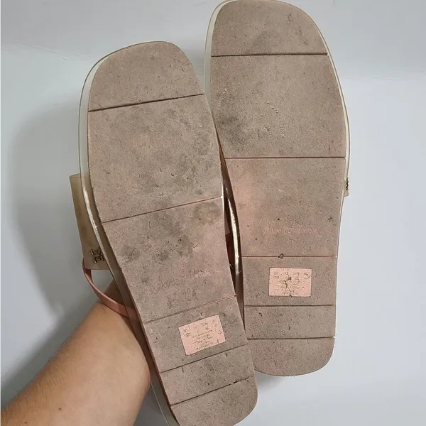 Sam Edelman‎ Luciana Flats Slip On Jelly Sandals Womens 10 Blush Pink - Image 8