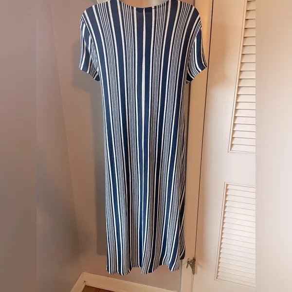 Zara‎ Trafaluc Hi-Low Striped Dress Size Small - Image 3