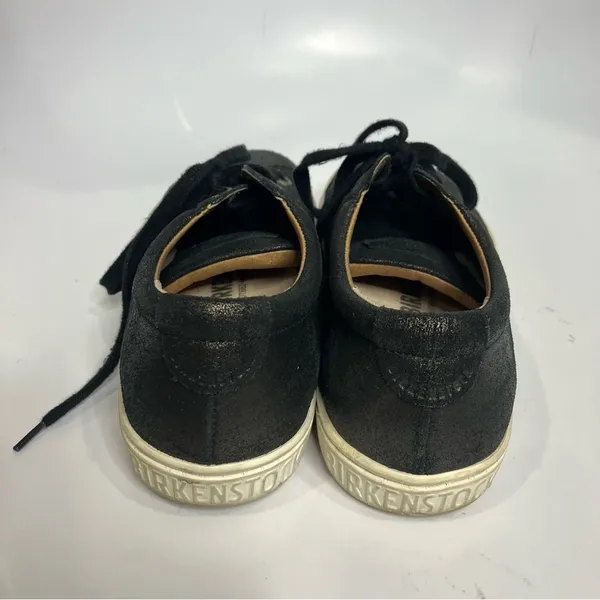 Birkenstock Arran sneakers shimmery black comfort shoes women’s size 38 /‎ 7 - Image 4