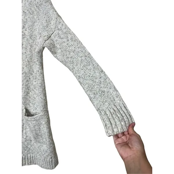 Abercrombie & Fitch Heather‎ Gray Knit Cardigan Size XS - Image 4