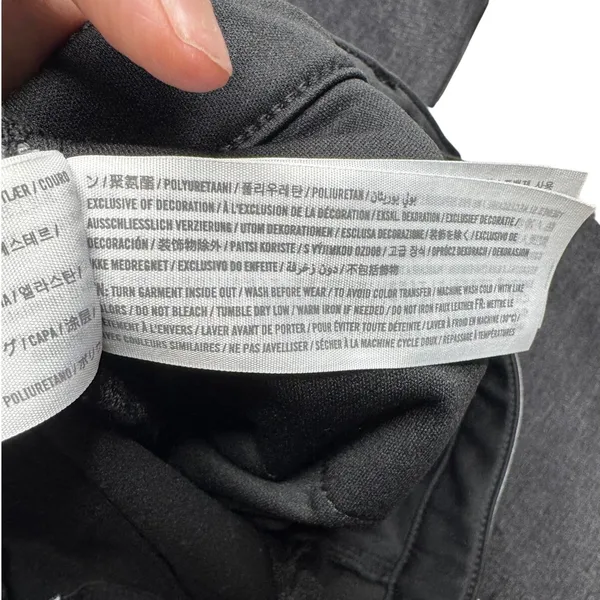 Abercrombie Curve Love Black Faux Leather Ankle Straight Jeans 31 12S - Image 10