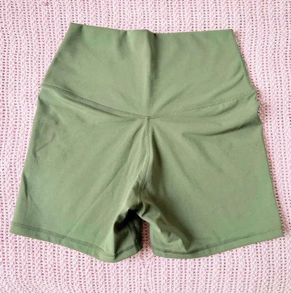 Aerie Green Biker Shorts - Image 4