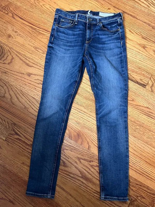 Rag & Bone Cate Dark Blue Skinny Jeans - Image 7