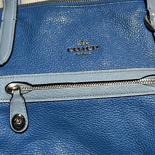 Coach Blue Taylor Tote No. M1681-58568 B91‎ - Image 3