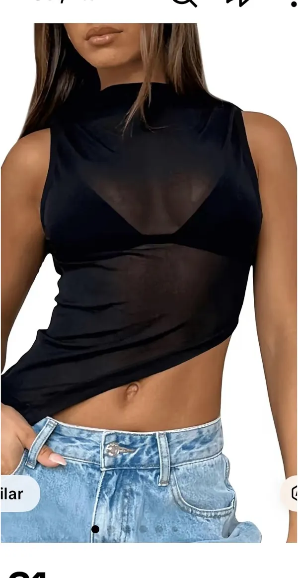 White Fox Boutique Crop Top - Image 3