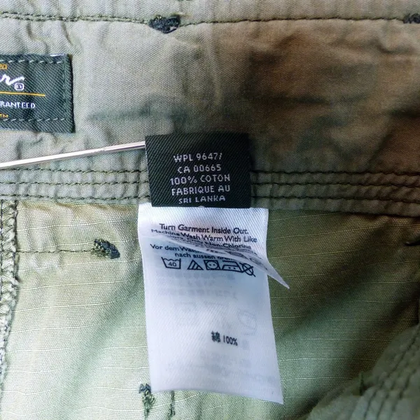 Eddie Bauer Utility Cargo Pants Womens 2 Green Roll Tab Convertible Leg Y2K - Image 13