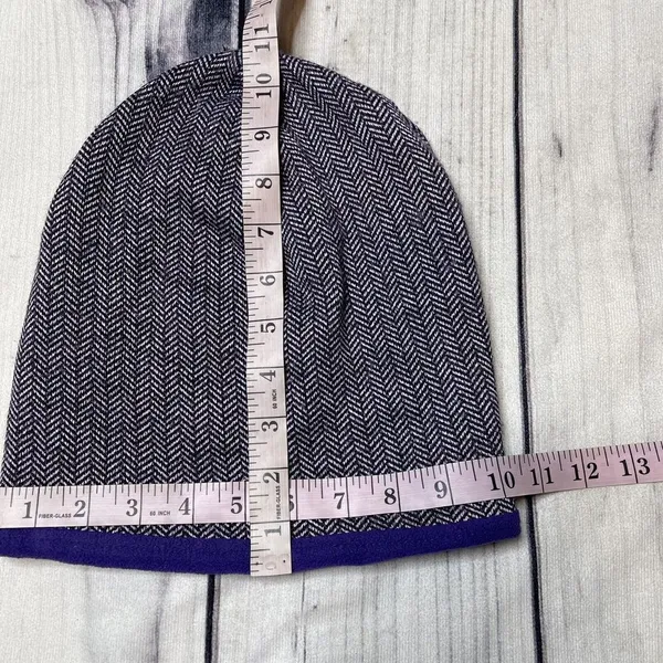 Columbia Women’s Beanie Purple White Design One Size‎ - Image 5
