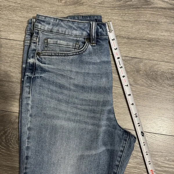 Eunina Women Tyler Super High Rise Mom‎ Ankle Denim Jeans Size 13 Cotton Blend - Image 11