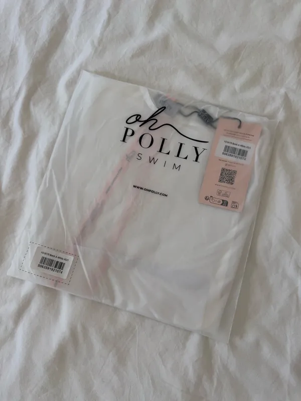 Oh Polly Sheer White Poncho - Image 4