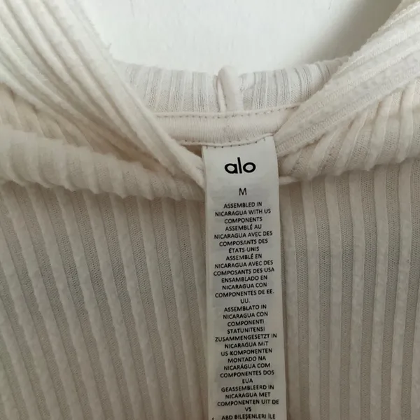 Alo Yoga Muse Hoodie Ivory S - Image 4