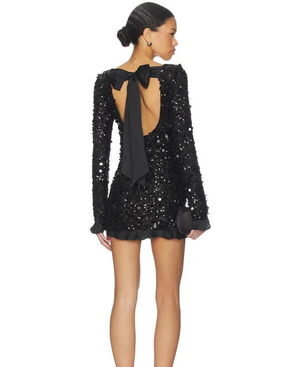 Show Me Your Mumu Black Sequin Dress - Image 2
