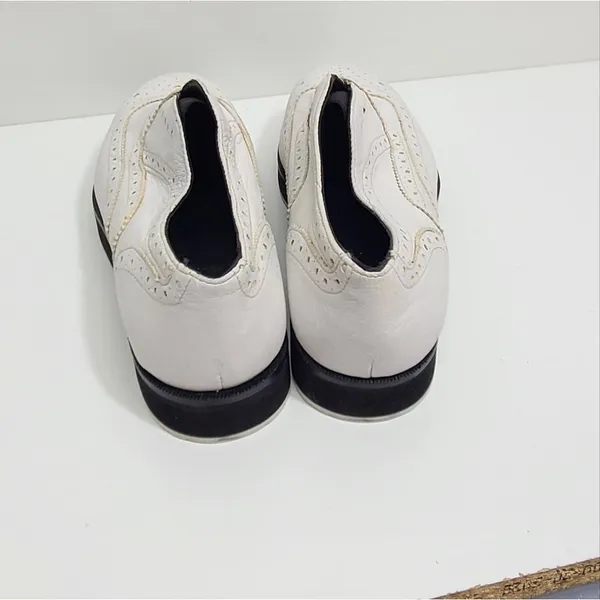 Rag & Bone Meli‎ Brogue White Platform Loafers Women's Shoes Size 9 - Image 6