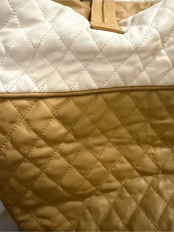 Clever Carriage Company Quilted leather tote bag - Image 6