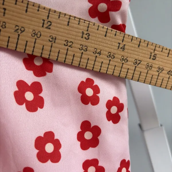 PRINCESS POLLY pink red floral short mini skirt Sm - Image 8