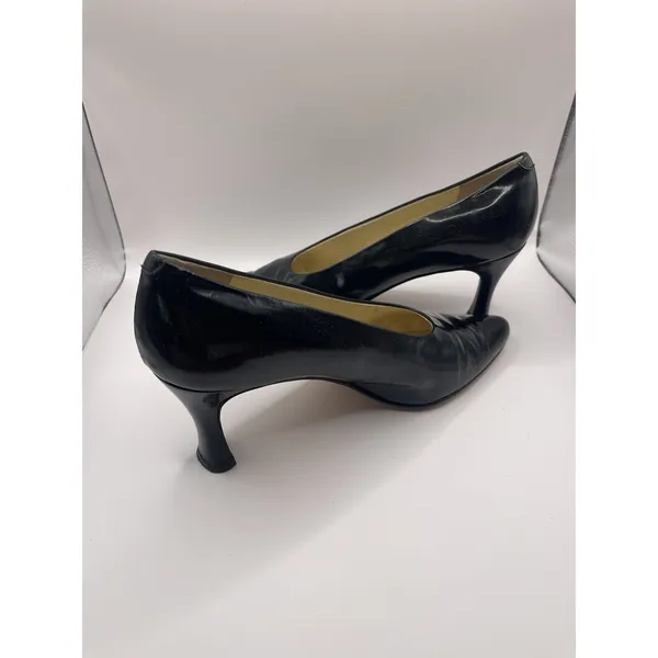 Bruno Melli Two Womens shoes black size 8‎ Patent Leather - Image 6