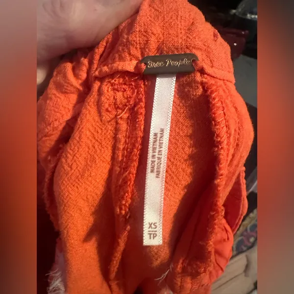 Free People | Free In You Pull On Pleated Trousers, Orange, XS - Image 8