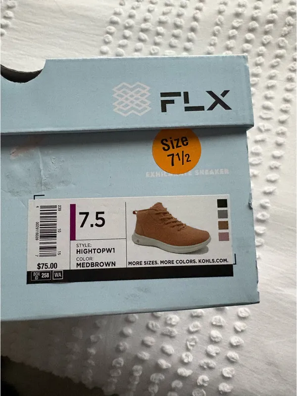 FLX Booties Orange Size 7.5 - Image 6
