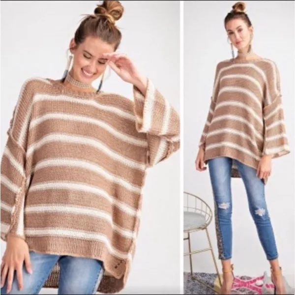 ✨ Easel Striped Oversized Sweater✨ - Image 2