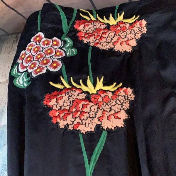 Anthropologie Floreat Embroidered Floral Dress Size Small - Image 4