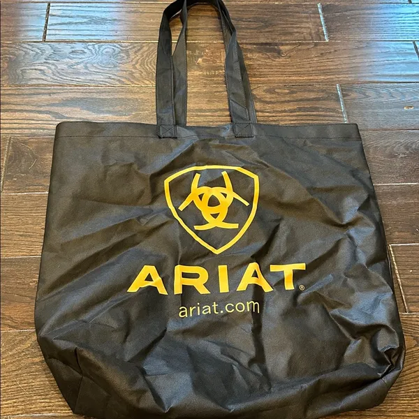 Ariat large Black Tote with Gold Logo - Image 4
