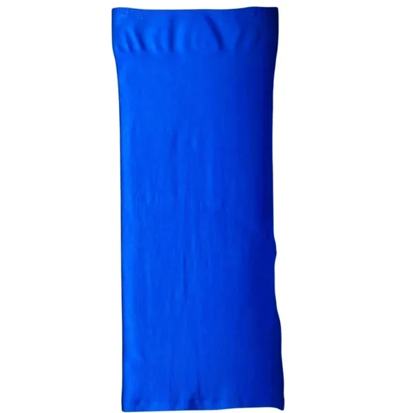 NWT ~ Sexy FABLETICS Bright Blue Long Body Hugging Activewear Slit Skirt MEDIUM - Image 5