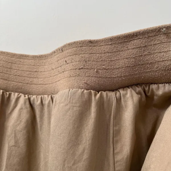 Aritzia The Teddy Sherpa Full Zip Oversized Jacket Tan Camel - Image 9