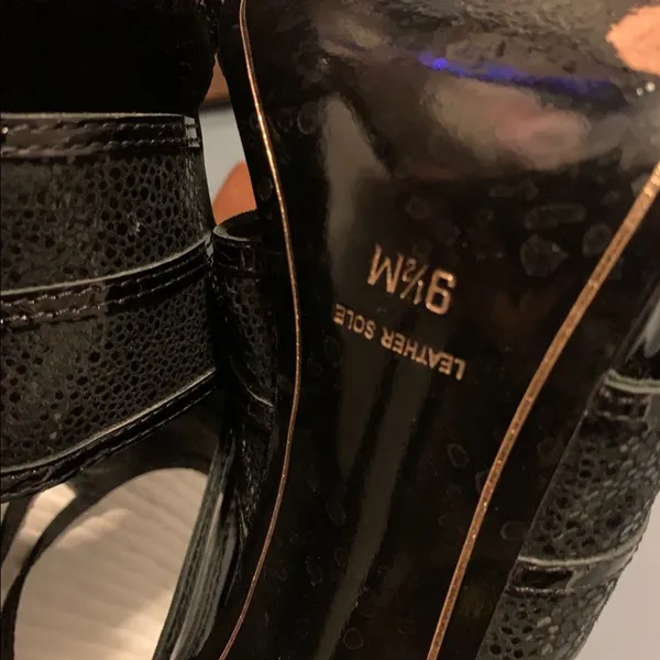 Charles Jourdan cutout heels black Size 9.5 - Image 8