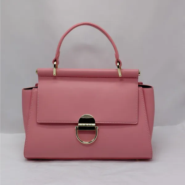 Womens Satchel Handbag Pink Quiet Luxury Coquette Office Chic Wedding Party - Image 2