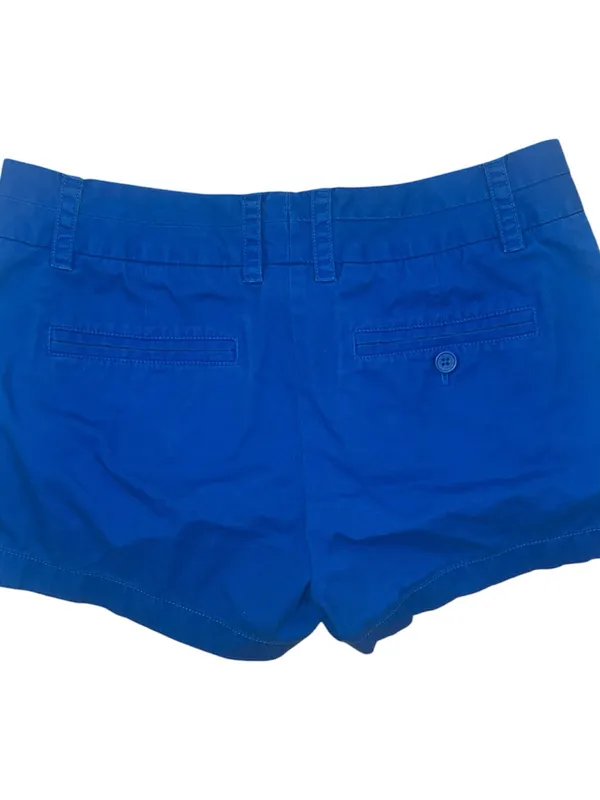 J. Crew Cobalt Blue 100% Cotton Chino Shorts Size 4 - Image 3