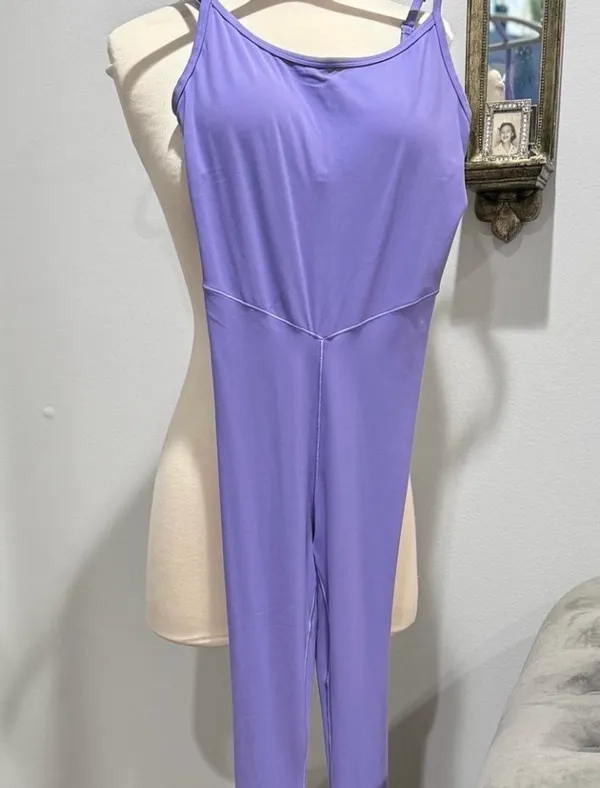 Offline By Aerie Real Me Xtra Flare Violet Jumpsuit - Image 7