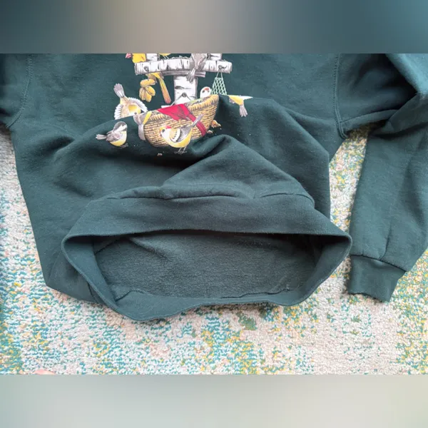 Vintage Morning Sun Bird Buffet crewneck sweatshirt, size medium - Image 12