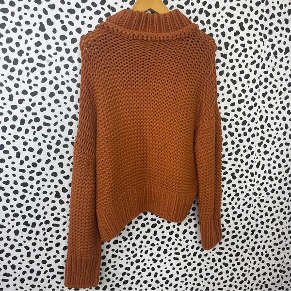 Free people my only sunshine chunky knit oversized sweater - Image 5