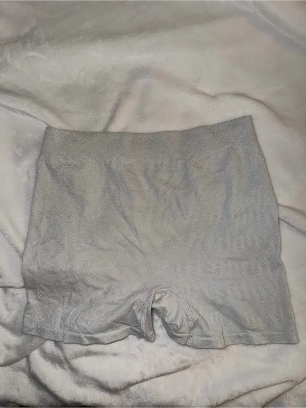Aerie Size Large Boyshort Gray Silver Sparkle Glitter NWT Shorts Women’s - Image 4