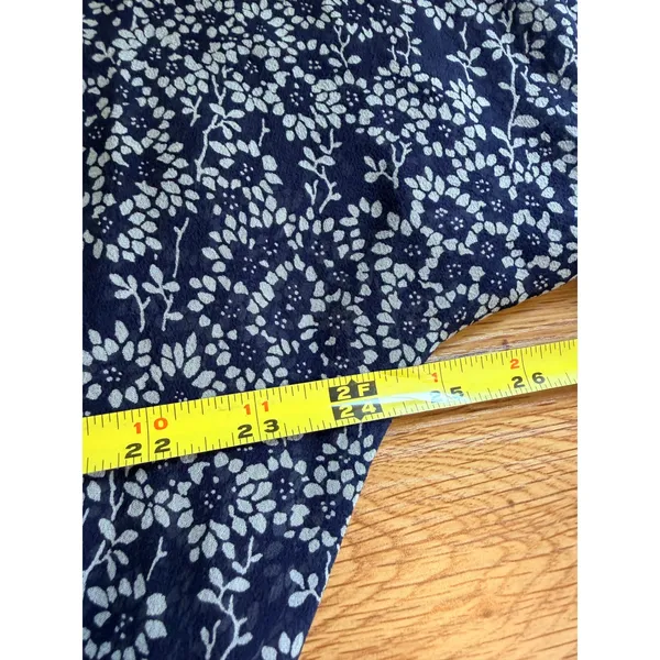 Ulla Johnson Samira Dress Silk Floral Drop Waist Mini Dress Bleu Blue Size 10 - Image 7
