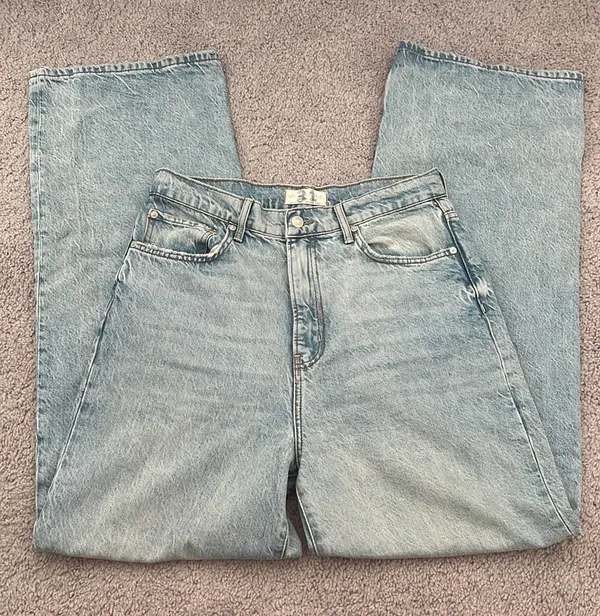 Free People Astoria Wide Leg Jeans - Image 3