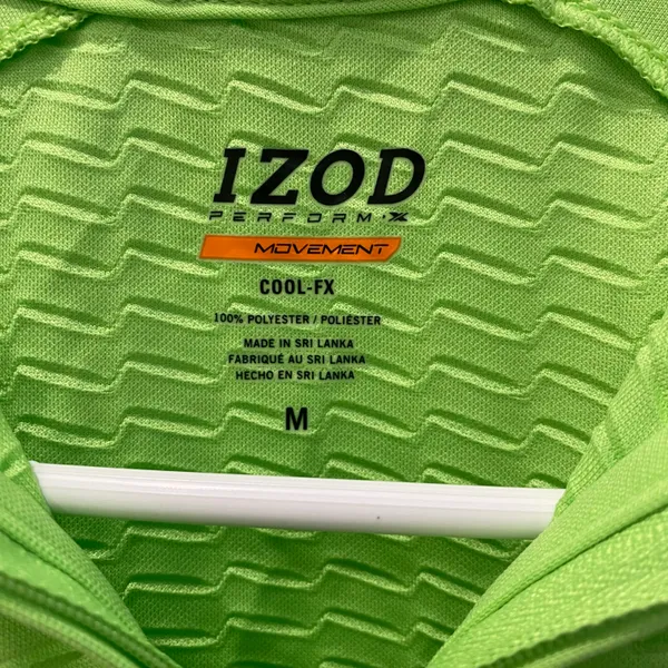 IZOD Green Golf Polo Size M - Image 7