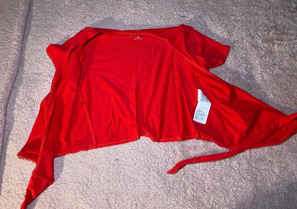 Hollister Red Crop Top - Image 2