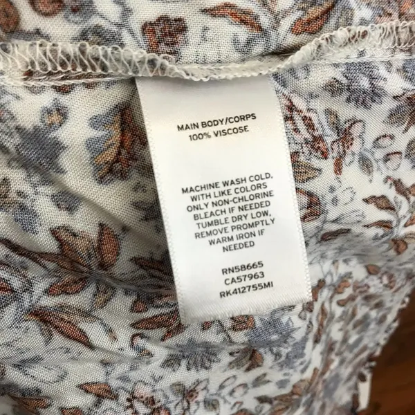 NWT Abound Floral Balloon Sleeve Oversized Blouse - Image 7
