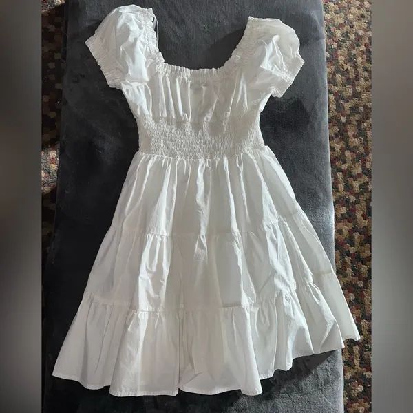 Princess Polly Daniela Mini Dress in White Size 4 - Image 9