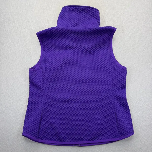 Lauren Ralph Lauren Purple Quilted Mock Neck Full Zip Vest XL 4700429386 - Image 10